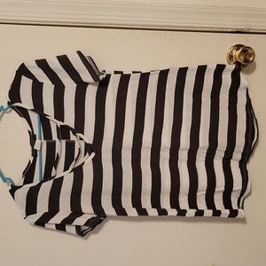 Army green and white shirt